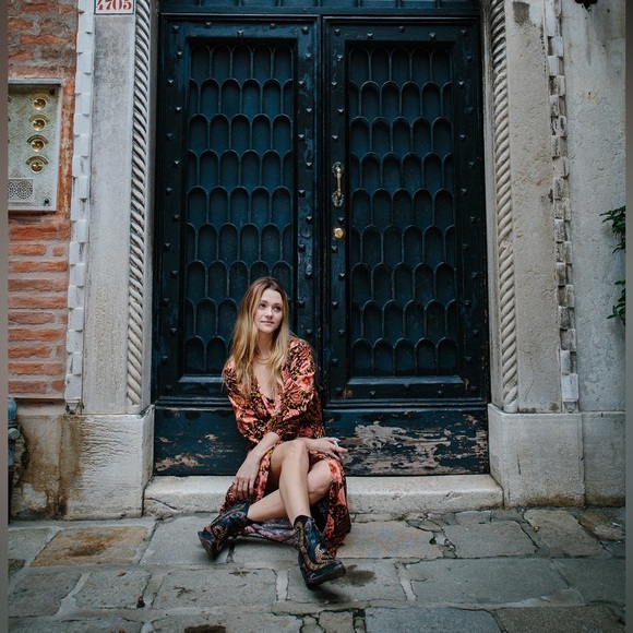 SPELL Babushka (BABS) Free People Dress Gown S - Picture 5 of 15